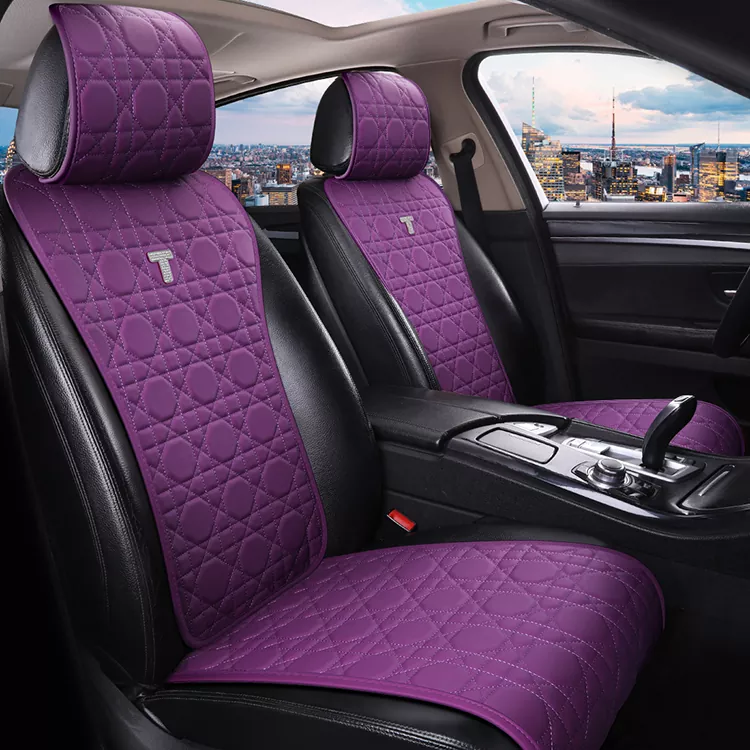 Coprisedili per auto universali in pelle alla moda con strass