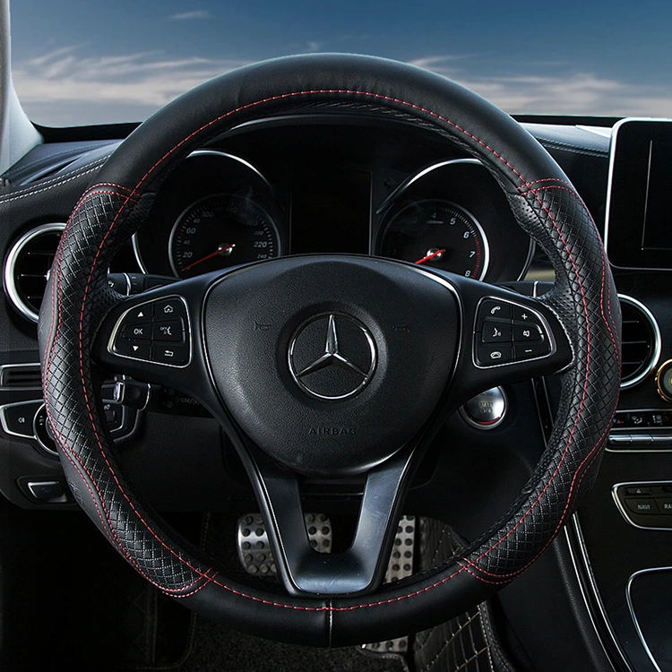 Coprivolante in vera pelle