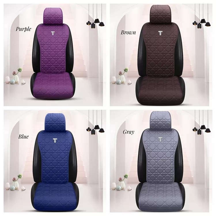 Fashion Universal Leather Car Seat Covers with Rhinestones
